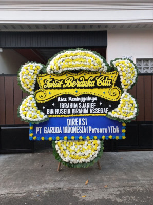 Papan Bunga Duka di Suwela