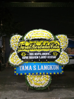 Papan Bunga Duka di Suwela
