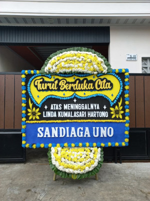 Papan Bunga Duka di Suwela