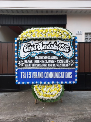 Papan Bunga Duka di Suwela